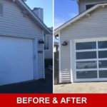 Glass garage door replacement