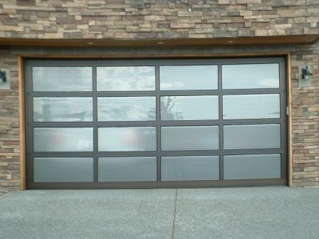 glass garage doors 