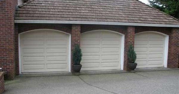 raised panel wood garage door